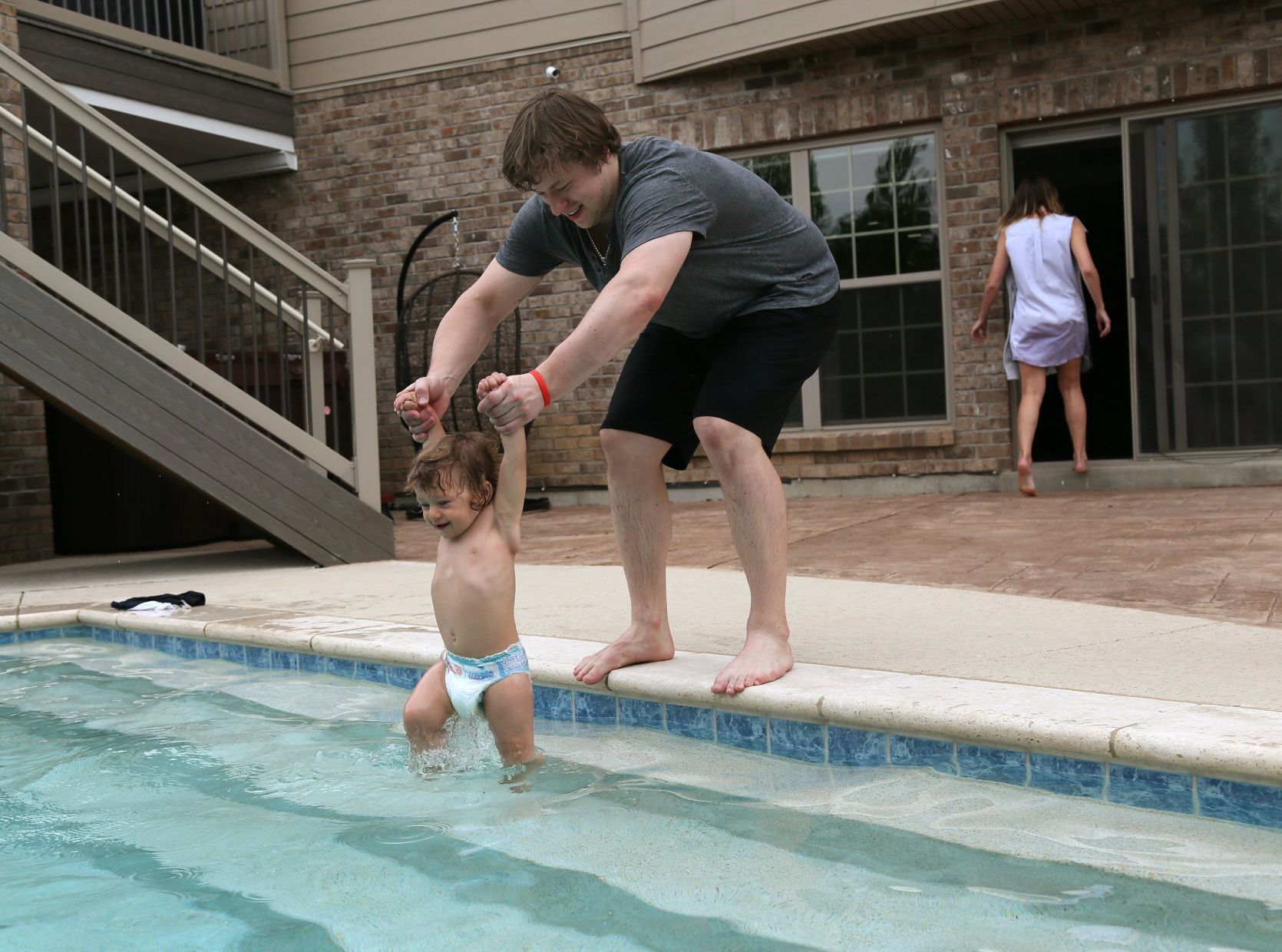 St. Louis Blues forward Vladimir Tarasenko and his family
